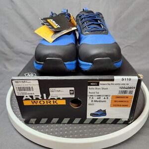 Ariat Work‎ Outpace Day One Safety Comp Toe Baltic Blue Black Mens 7.5M